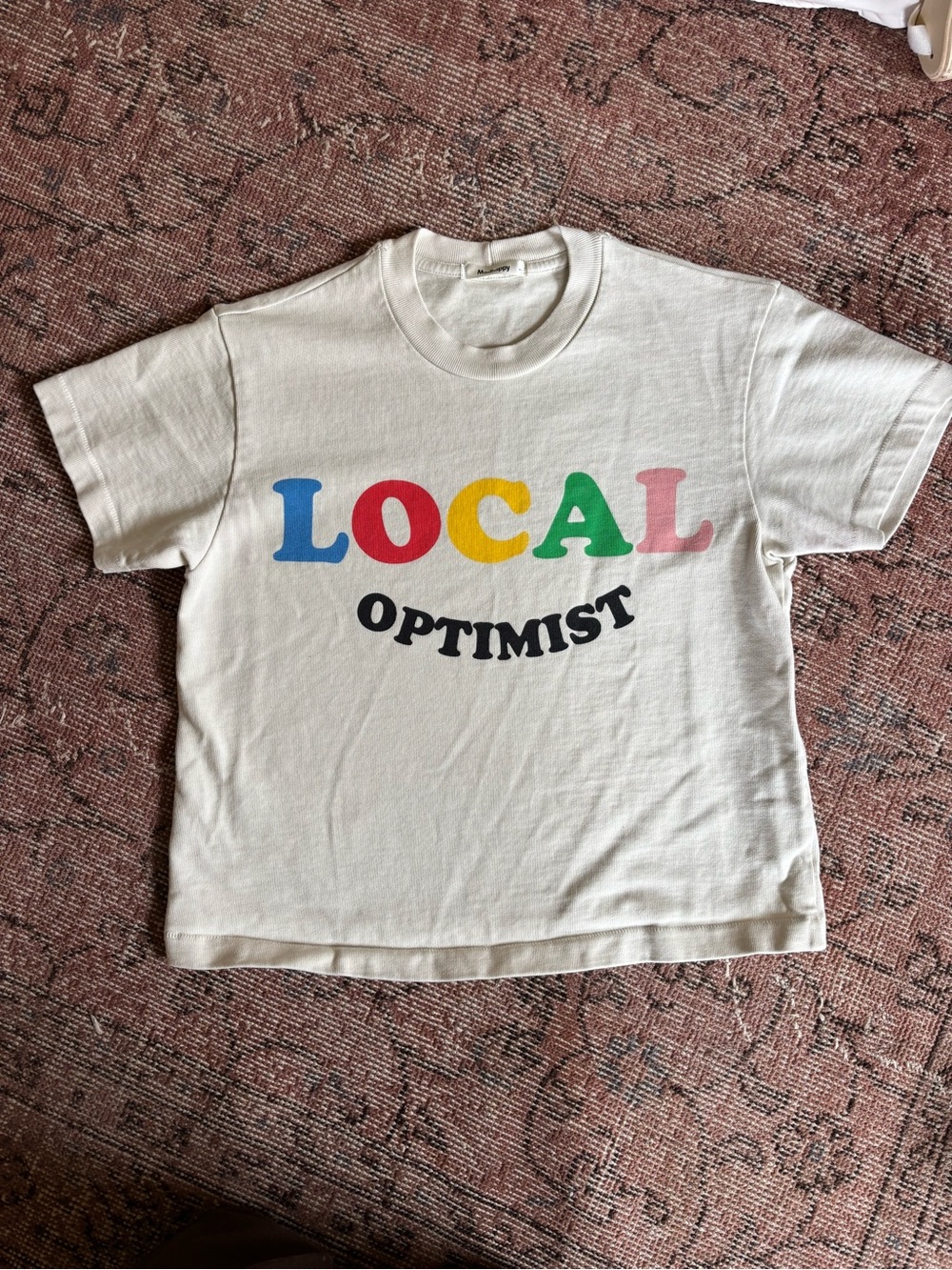 LOCAL OPTIMIST MADHAPPY Multicolor Graphic Tee